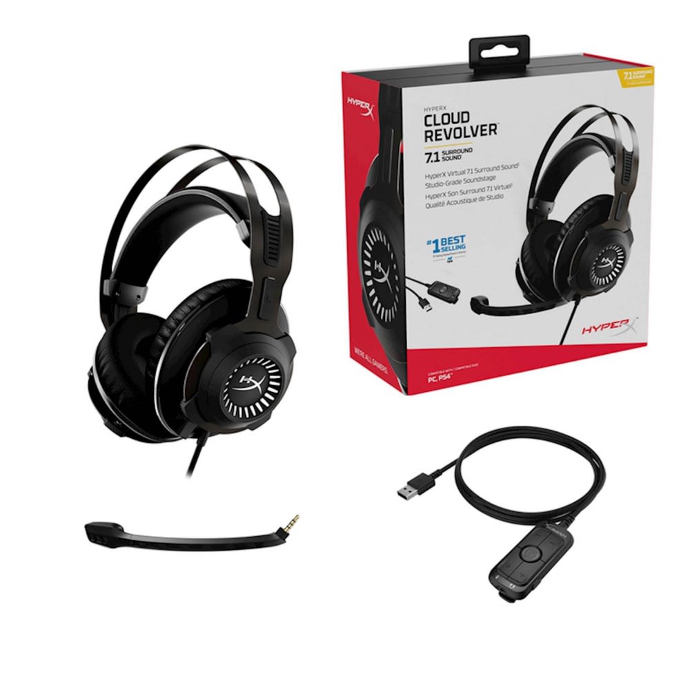 AURICULAR HYPERX CLOUD REVOLVER 7.1 (HHSR1-AH-GM/G) - 2