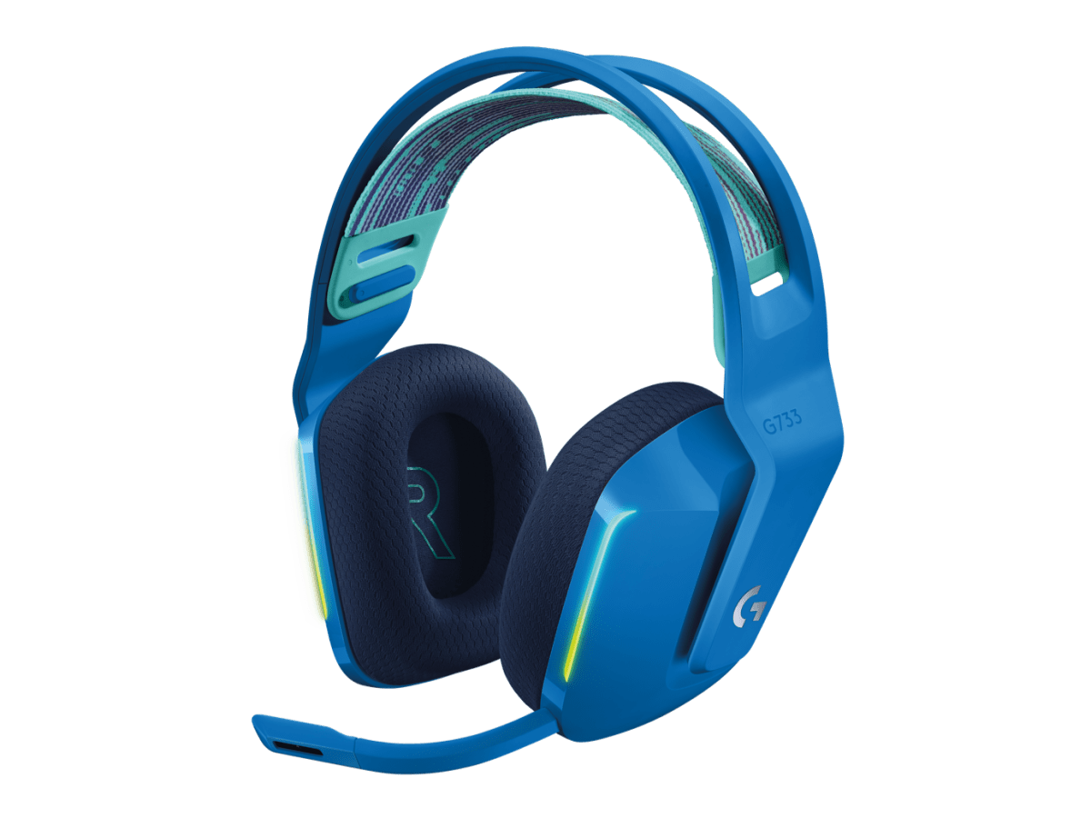 AURICULAR INALAMBRICO ULTRALIGERO LOGITECH G733 LIGHTSPEED AZUL (981-000942) - 1