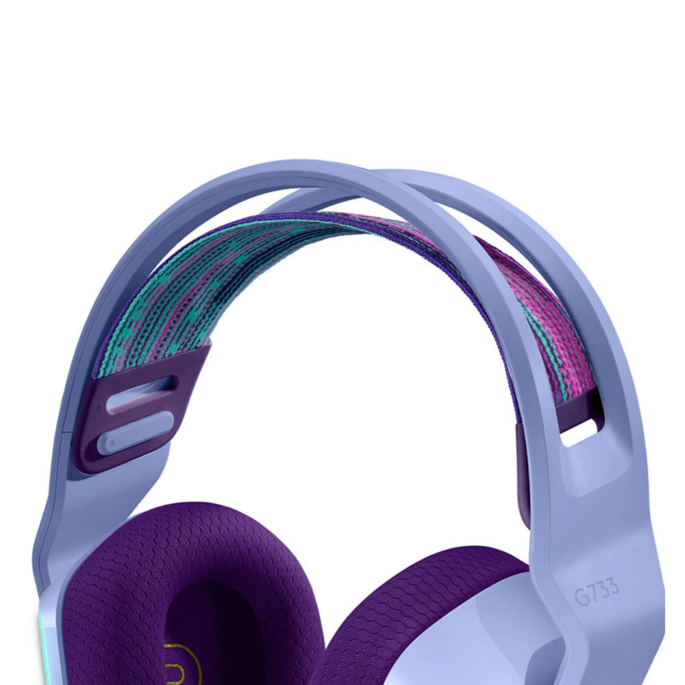 AURICULAR INALAMBRICO ULTRALIGERO LOGITECH G733 LIGHTSPEED LILA (981-000889) - 3