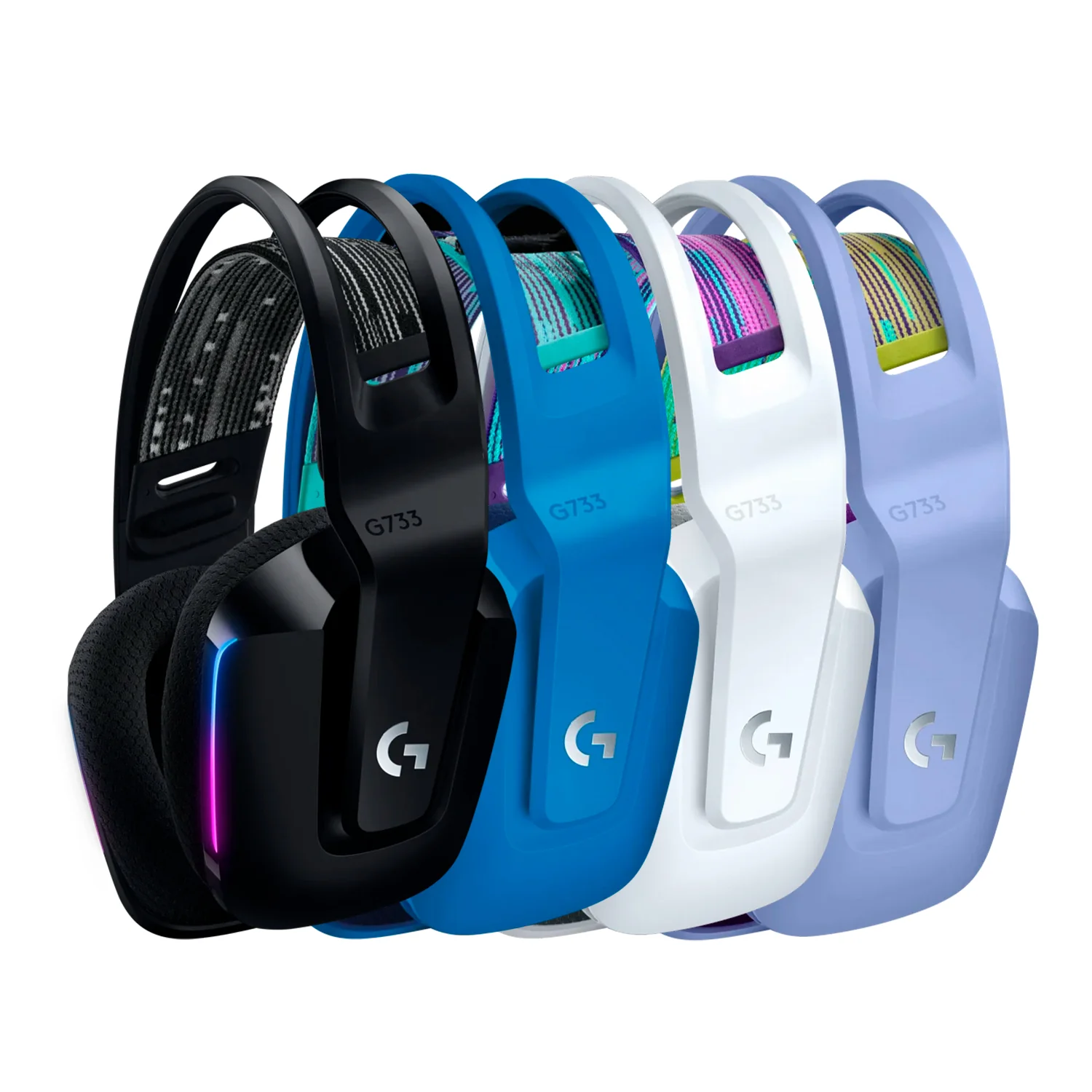 AURICULAR INALAMBRICO ULTRALIGERO LOGITECH G733 LIGHTSPEED LILA (981-000889) - 4