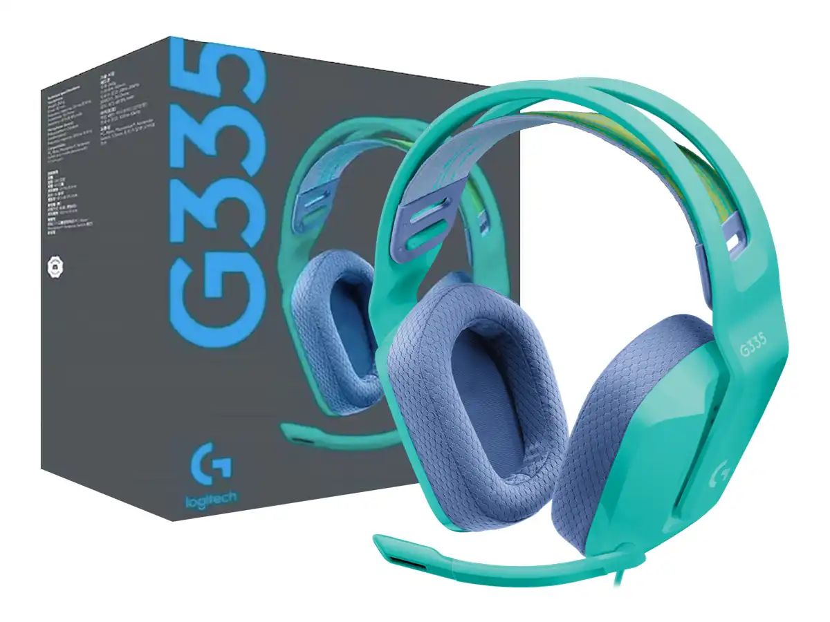 AURICULAR LOGITECH G335 MINT (981-001023) - 1