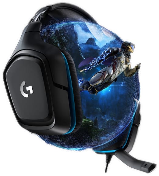 AURICULAR LOGITECH G432 BLACK GAMING 7.1 (981-000769) - 4