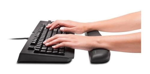 REPOSAMUÑECAS GENIUS G-WP 200M P/TECLADO BLACK (31250012400) - 2