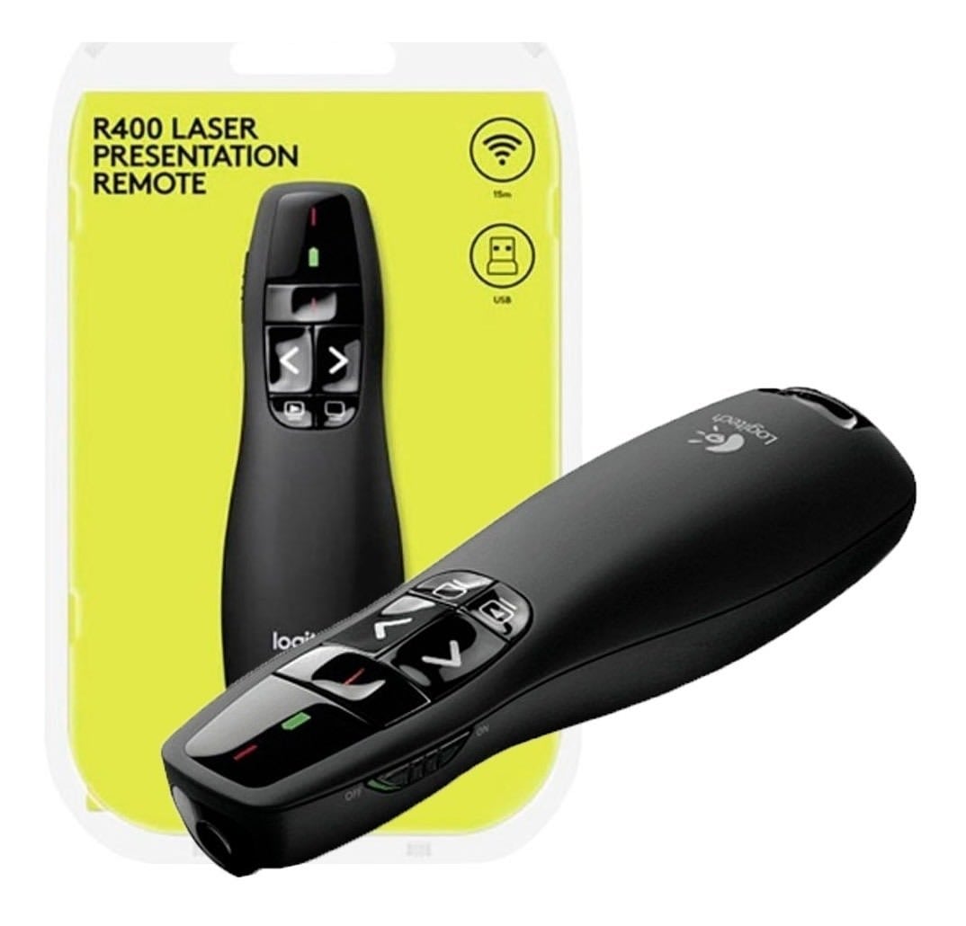 PRESENTADOR LOGITECH R400 LASER REMOTO (910-001354) - 4