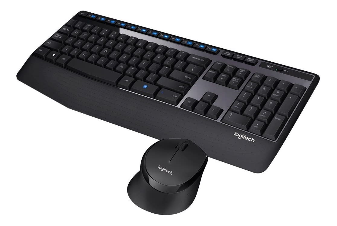 TECLADO LOGITECH + MOUSE MK345 WIRELESS USB SP BLACK (920-007820) - 2