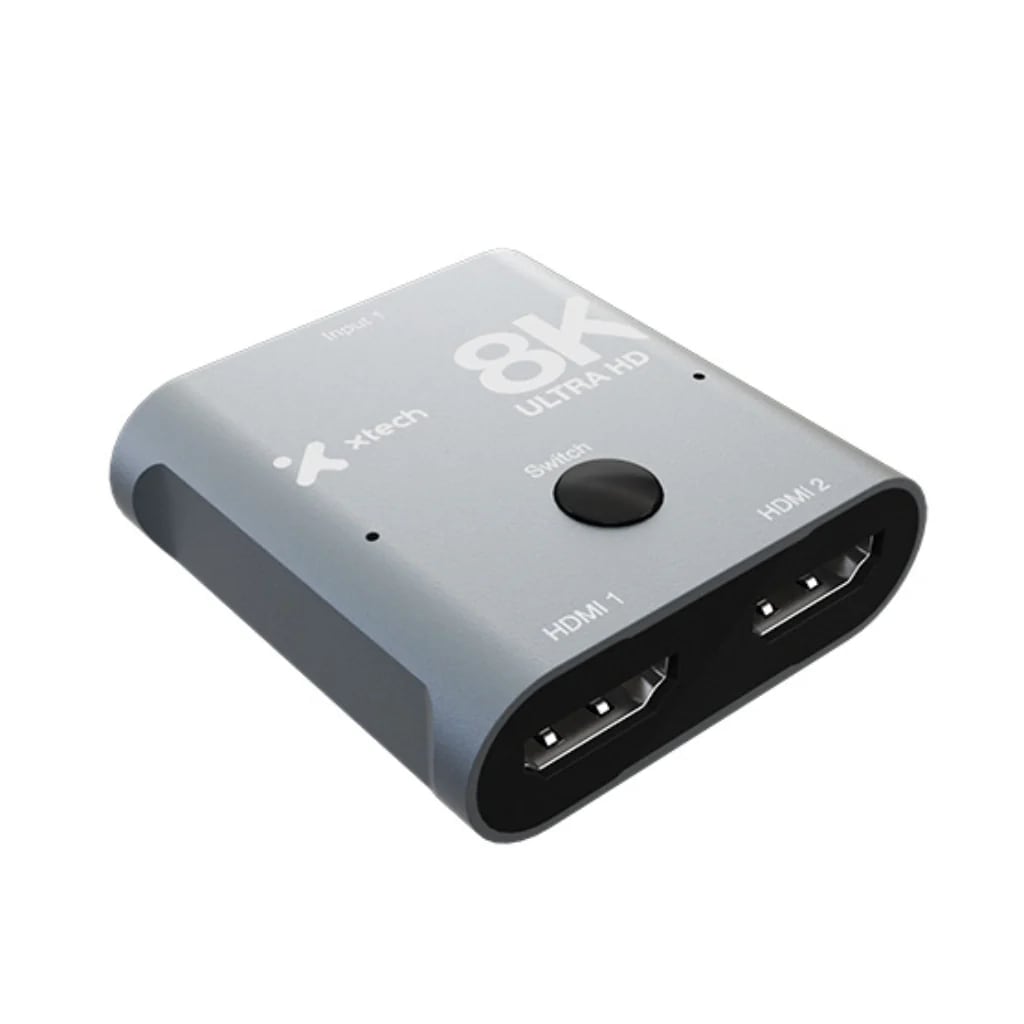 SWITCH XTECH HDMI 8K BIDIRECCIONAL 2 PUERTOS (XHA-440) - 2