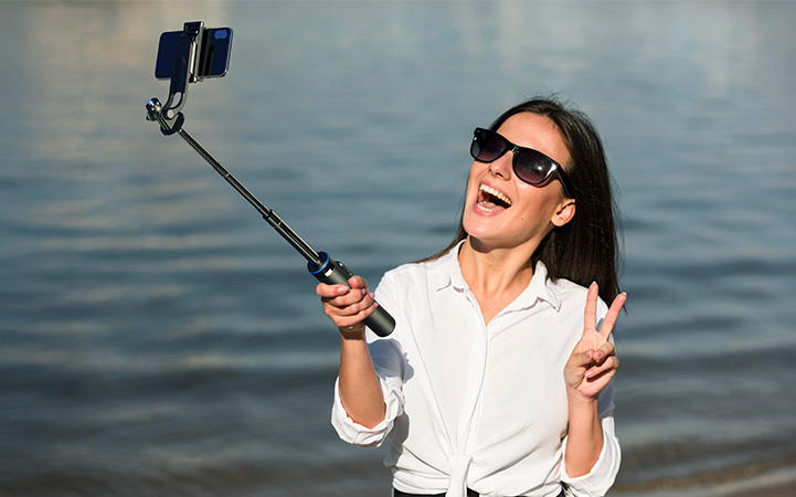 SELFIE STICK XTECH SNAPFLEX CON TRIPODE Y CONTROL REMOTO (XSS-211) - 2