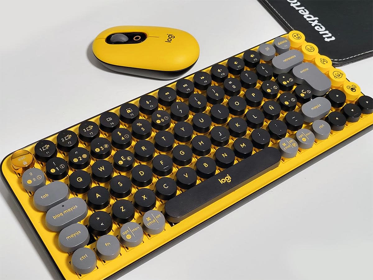 TECLADO MECÁNICO LOGITECH POP KEYS WS BK/YL (920-010713) - 3