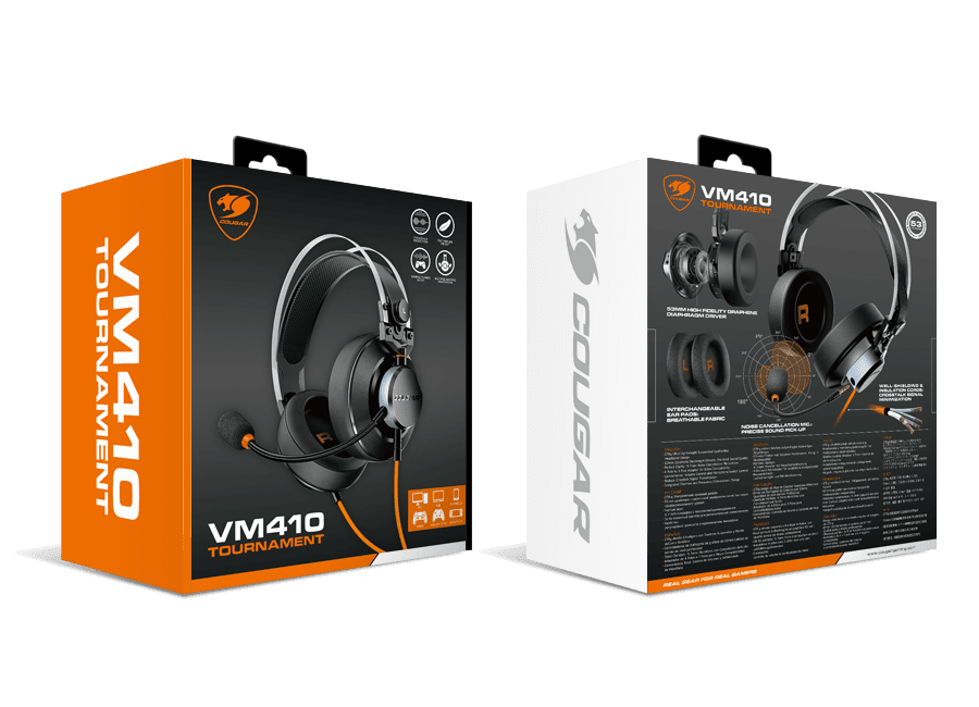 AURICULAR COUGAR HEADSET VM410 TOURNAMENT (3H550P53O.0001) - 5