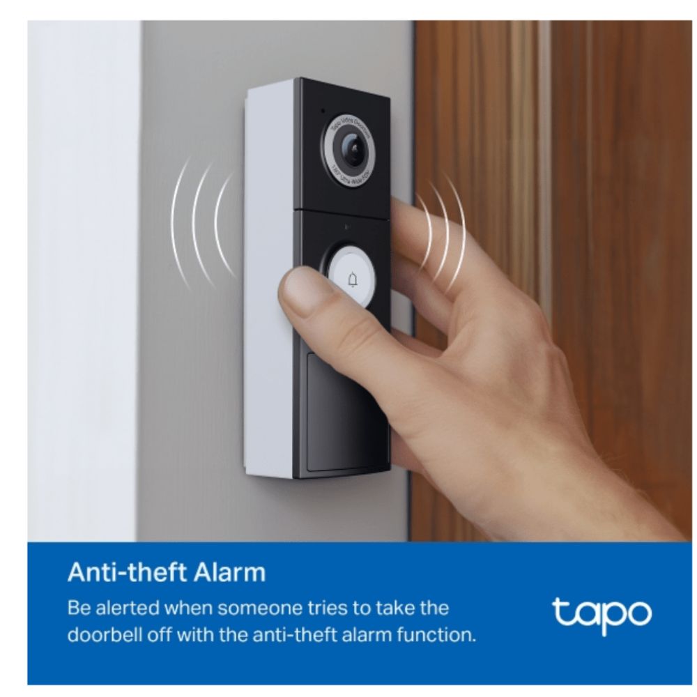 TIMBRE INTELIGENTE TAPO D235 VISIÓN 180° 2K 5MP (0170500520) - 3