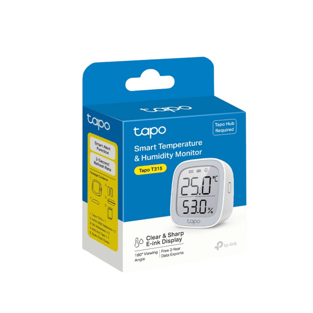 SENSOR INTELIGENTE DE TEMPERATURA Y HUMEDAD TP LINK TAPO T315 (0184500926) - 4