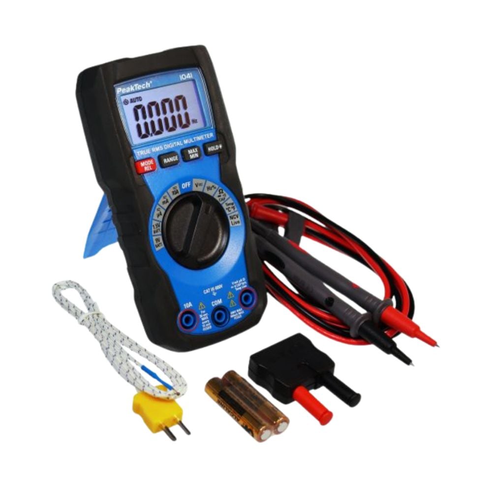 MULTIMETRO DIGITAL P1041 PEAKTECH PORTATIL 4000 COUNTS 600V AC/DC -10A AC/DC (P1041) - 3
