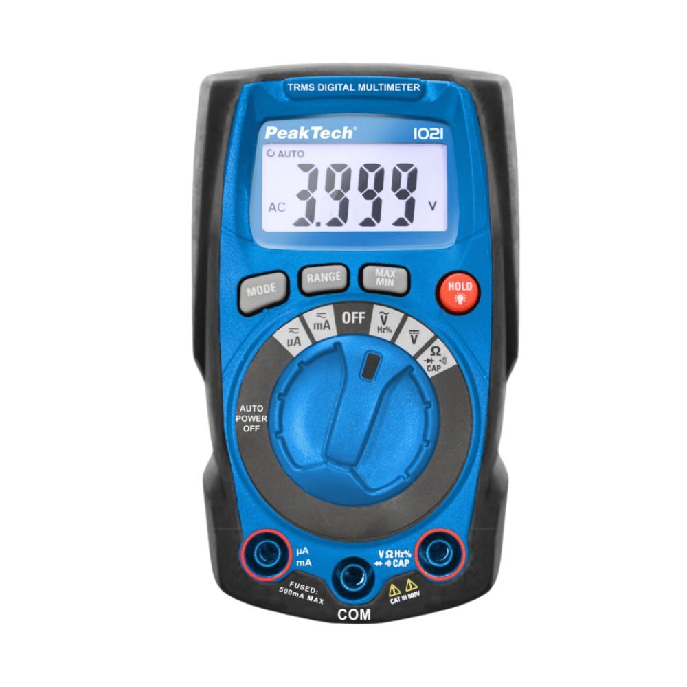 MULTIMETRO DIGITAL P1021 PEAKTECH PORTATIL 4000 COUNTS (P1021) - 1