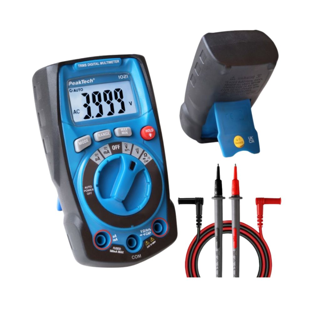 MULTIMETRO DIGITAL P1021 PEAKTECH PORTATIL 4000 COUNTS (P1021) - 2