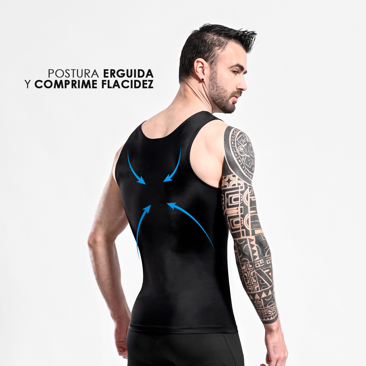 BIVIDÍ FAJA HOMBRE ONHUL COMPRESORA CINTURA FLACIDEZ GINECOMASTIA Y ABDOMEN - 2