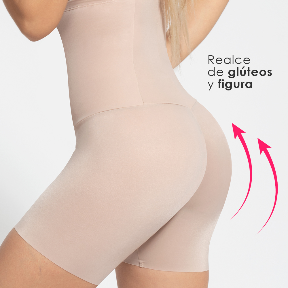 FAJA MUJER ONHUL BEIGE MOLDEADORA REDUCTOR DE CINTURA ABDOMEN Y REALCE GLÚTEOS - 5
