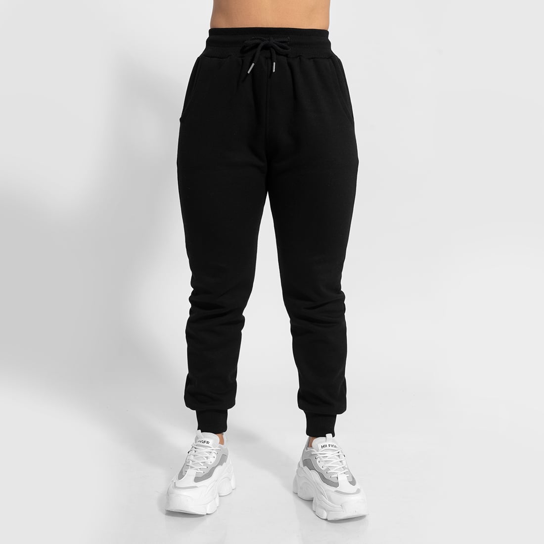 BUZO JOGGER ALGODÓN MUJER ONHUL NEGRO CONFORT - 2