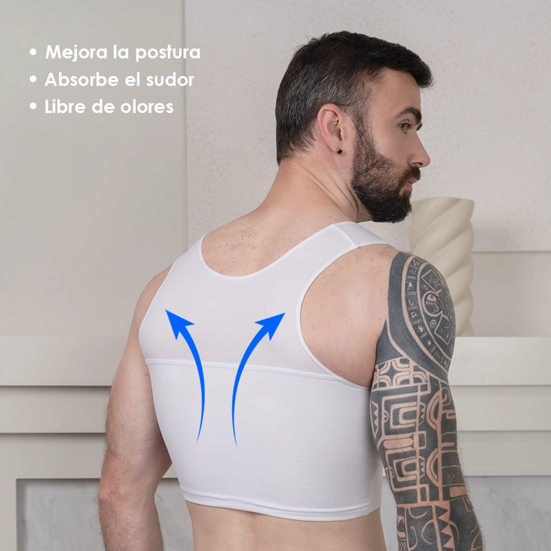 FAJA PARA PECHO O GINECOMASTIA CORRECTOR DE POSTURA - 2