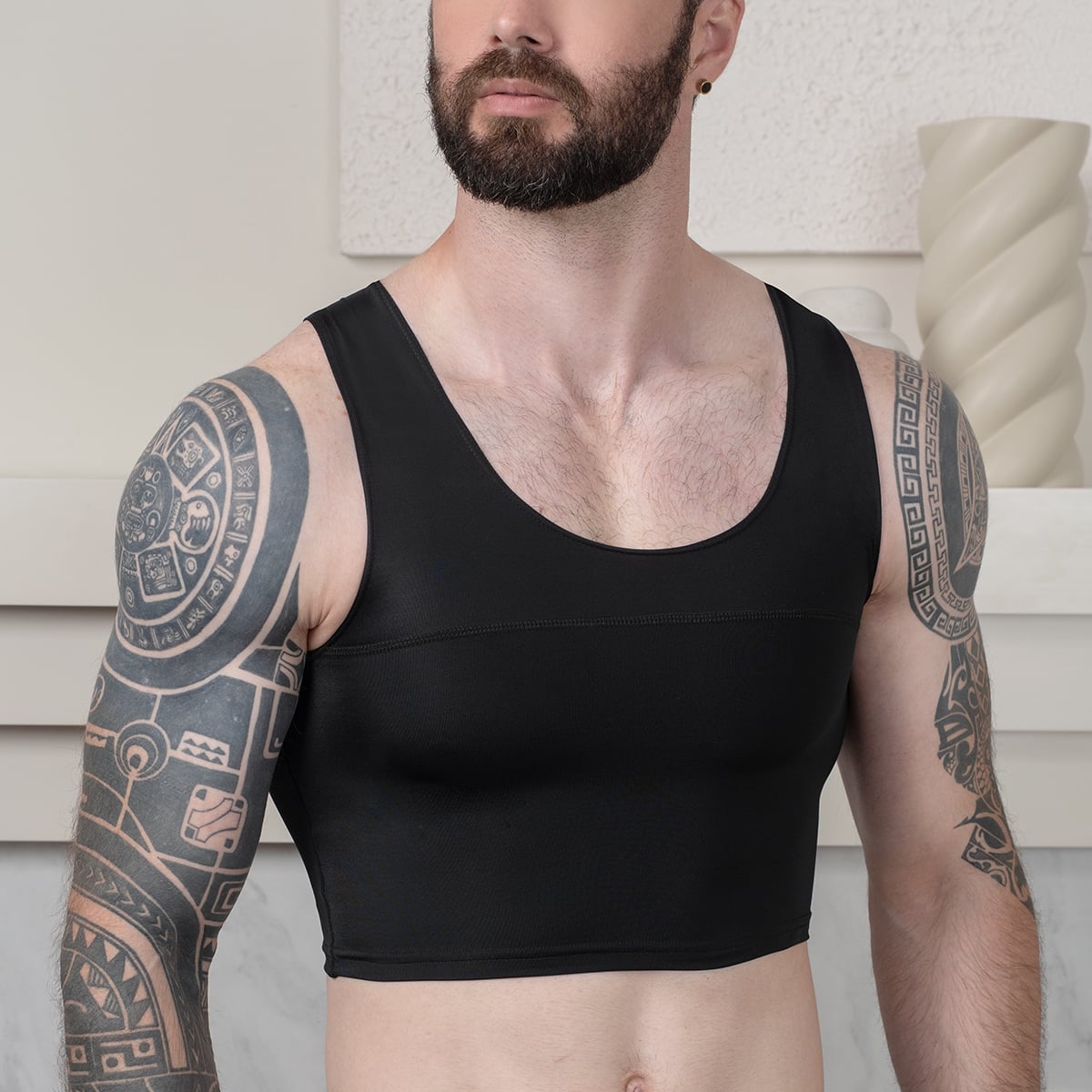 FAJA PARA PECHO O GINECOMASTIA CORRECTOR DE POSTURA PARA HOMBRE - 1