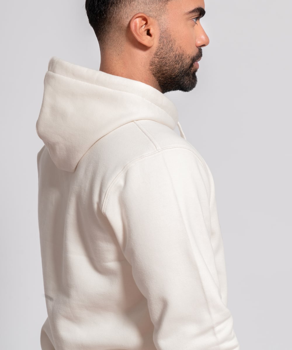 POLERA CON CAPUCHA NEW YORK CREMA - 5
