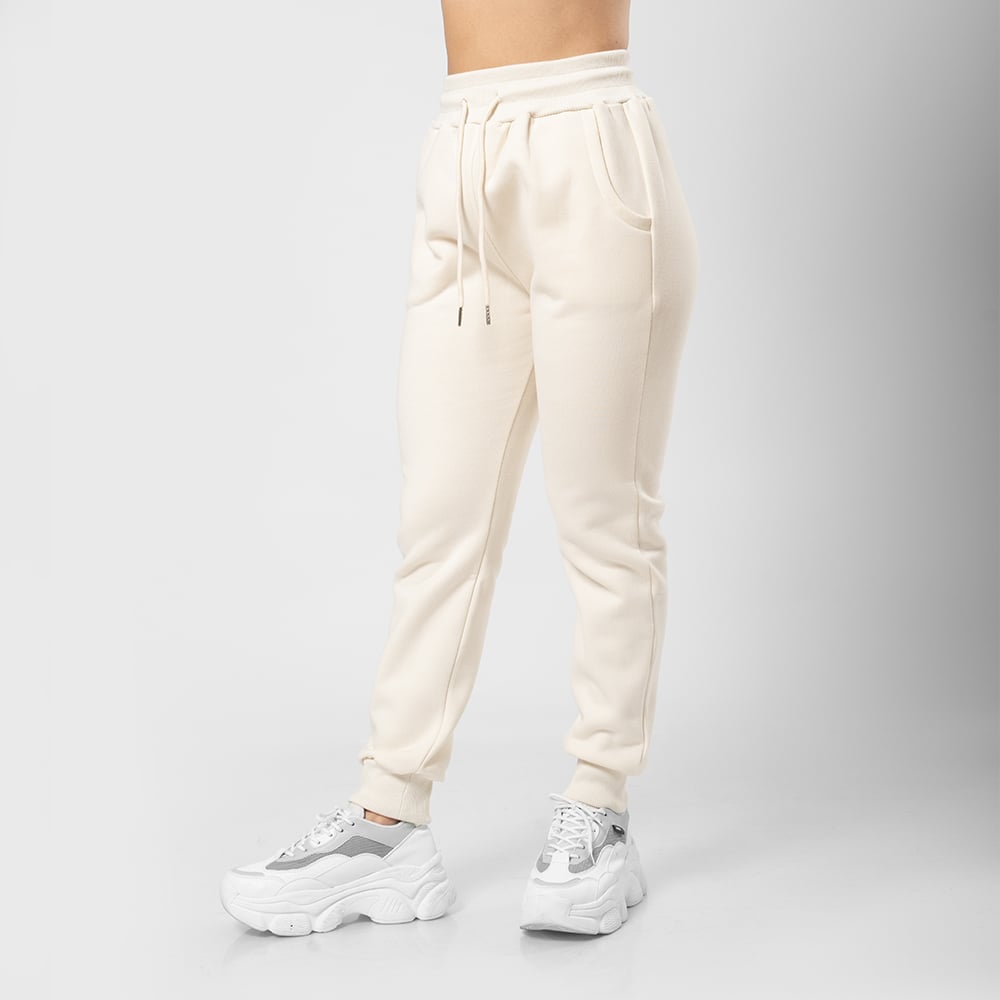 BUZO JOGGER DE ALGODÓN PARA MUJER CREMA - 2