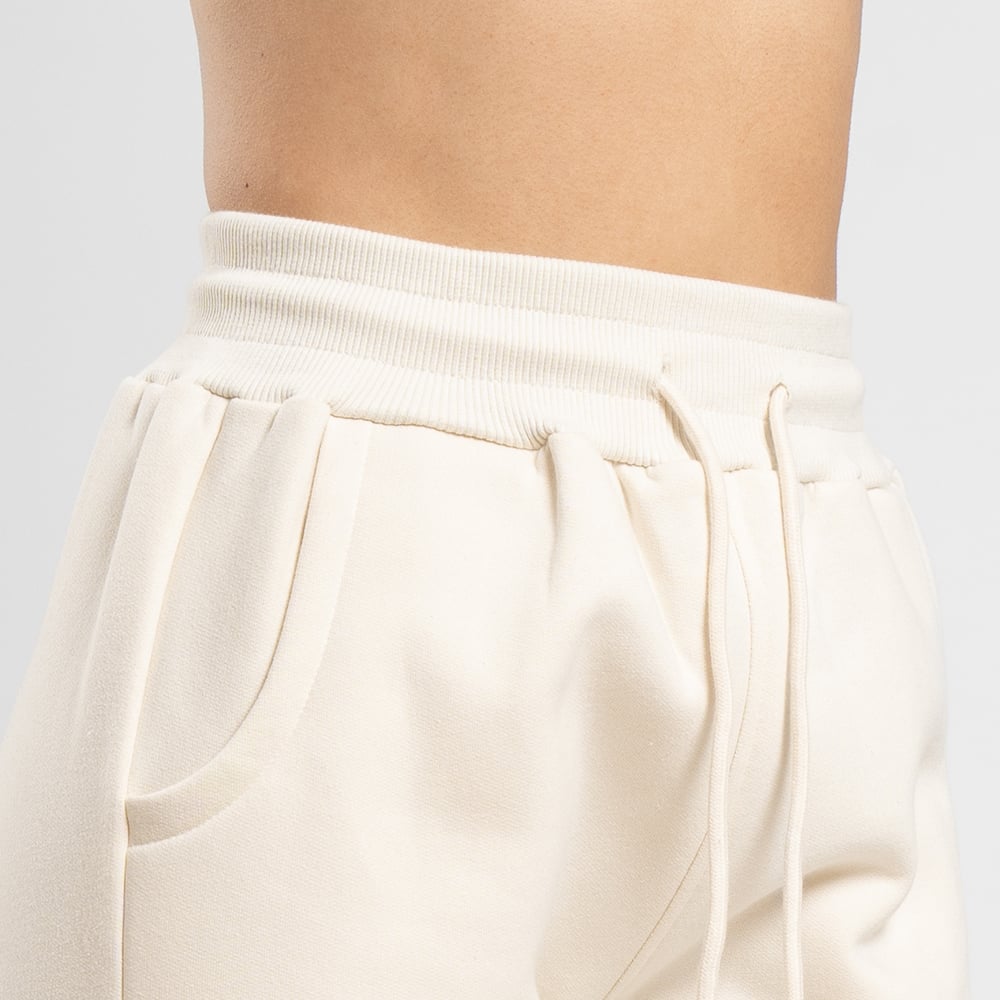 BUZO JOGGER DE ALGODÓN PARA MUJER CREMA - 3