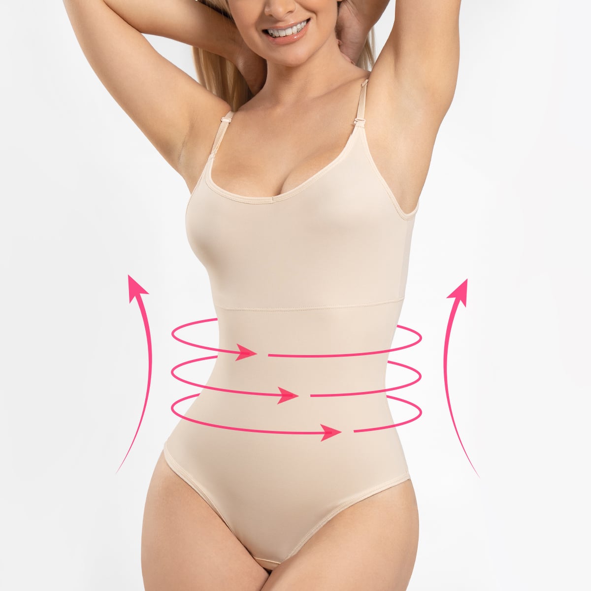 BODY FAJA MOLDEADOR PARA MUJER DE CINTURA Y ABDOMEN - 1