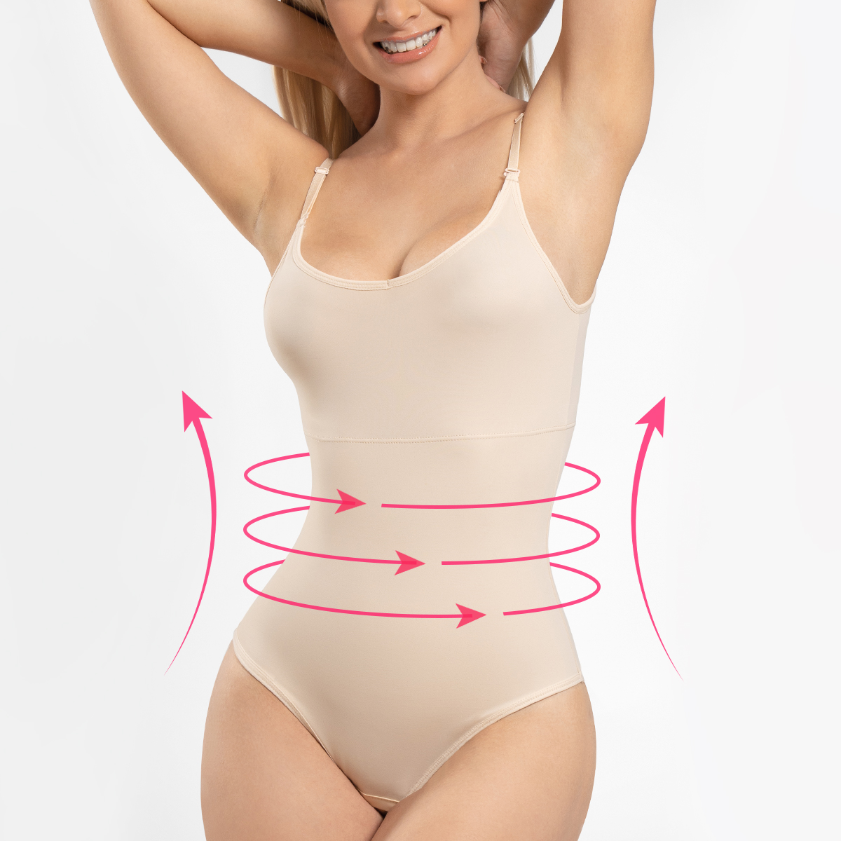 BODY FAJA MOLDEADOR PARA MUJER DE CINTURA Y ABDOMEN - 1