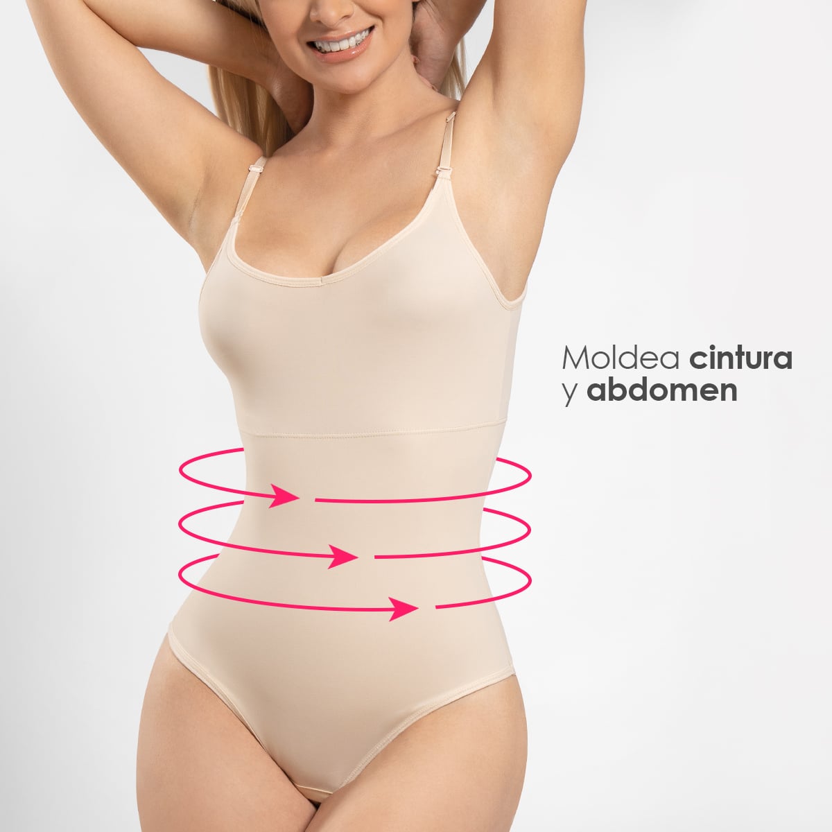 BODY FAJA MOLDEADOR PARA MUJER DE CINTURA Y ABDOMEN - 4