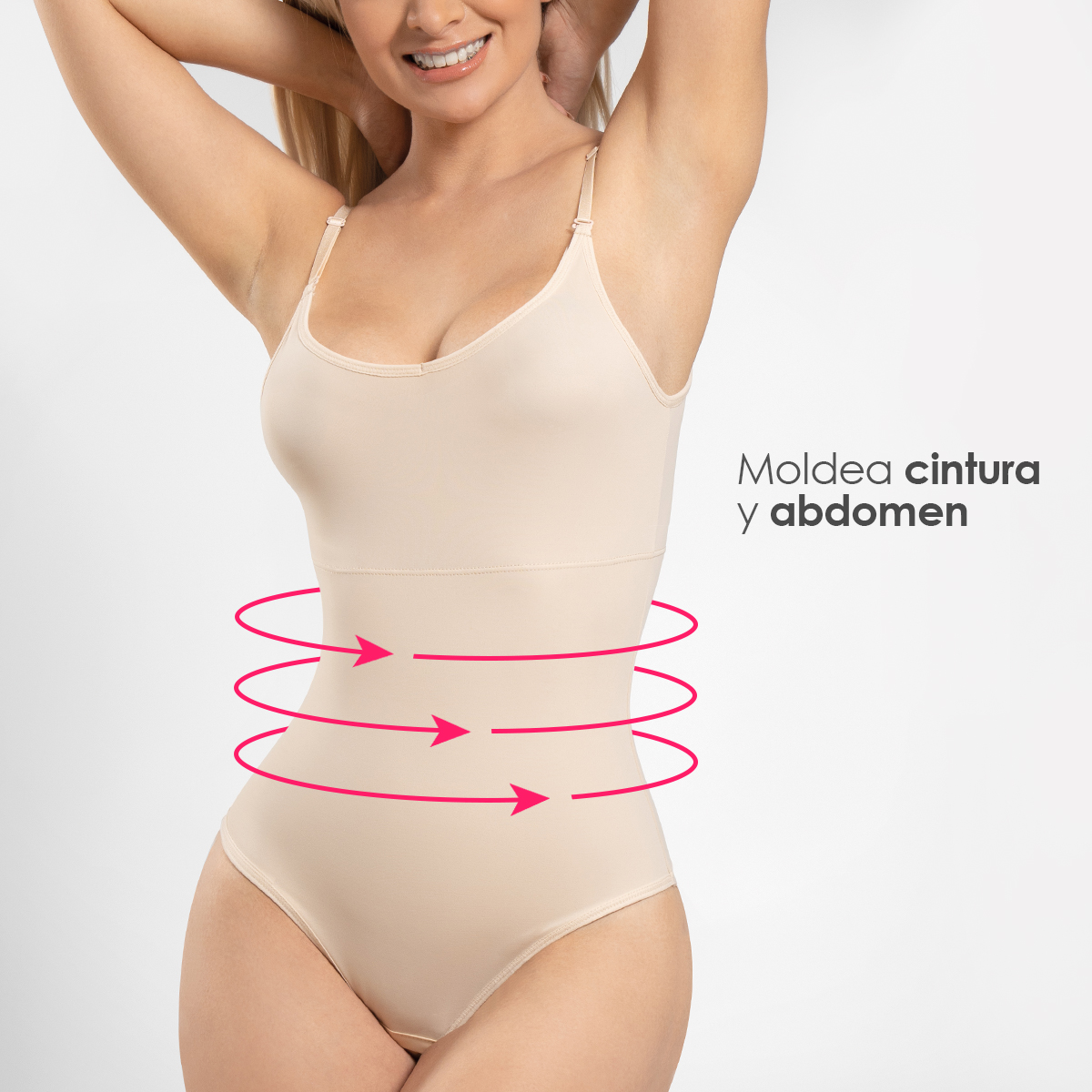 BODY FAJA MOLDEADOR PARA MUJER DE CINTURA Y ABDOMEN - 4