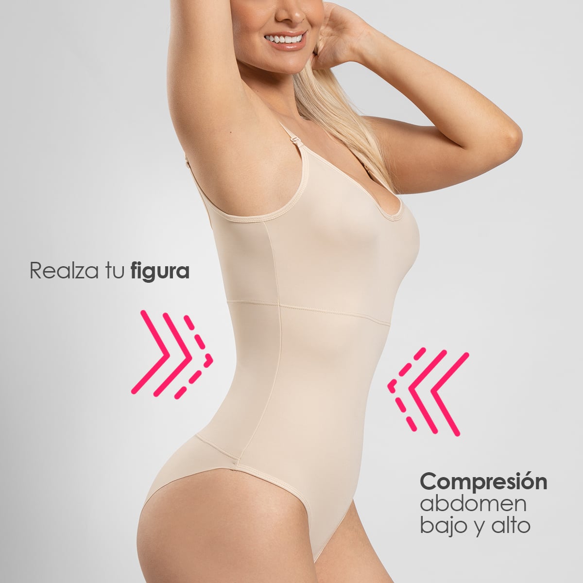 BODY FAJA MOLDEADOR PARA MUJER DE CINTURA Y ABDOMEN - 6