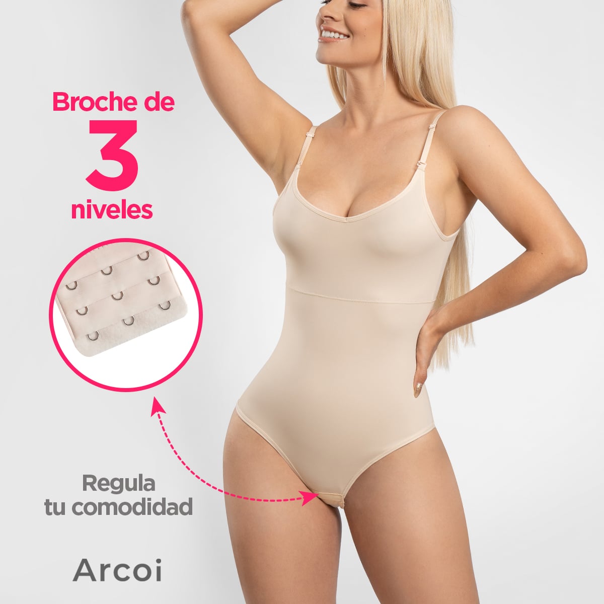 BODY FAJA MOLDEADOR PARA MUJER DE CINTURA Y ABDOMEN - 8