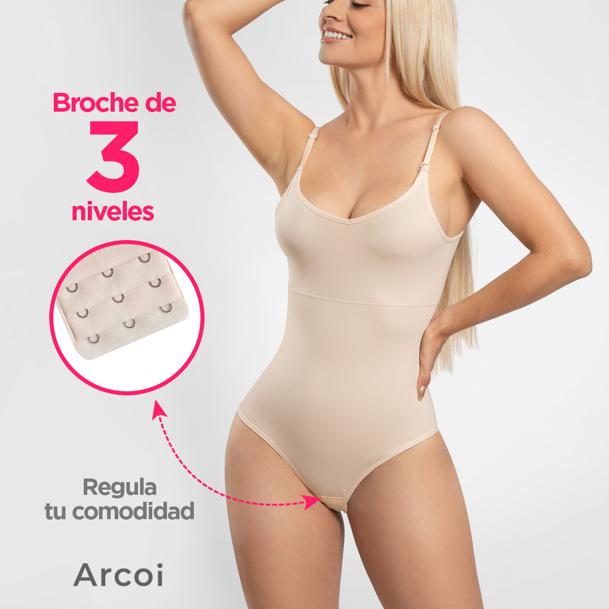 BODY FAJA MOLDEADOR PARA MUJER DE CINTURA Y ABDOMEN - 8