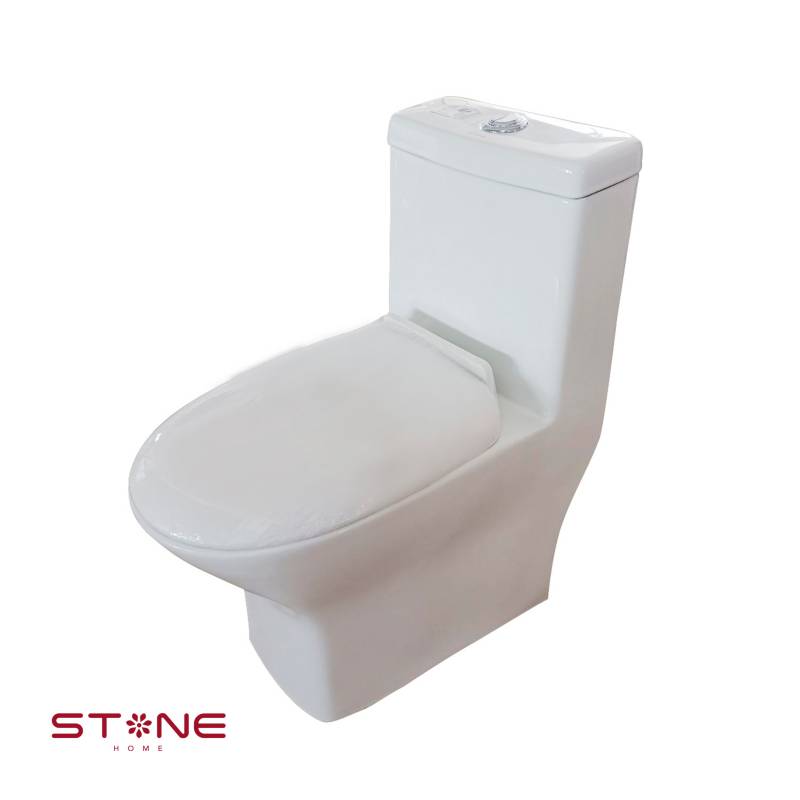 INODORO STONE HOME NOOR BLANCO ONE PIECE MINIMALISTA - 3
