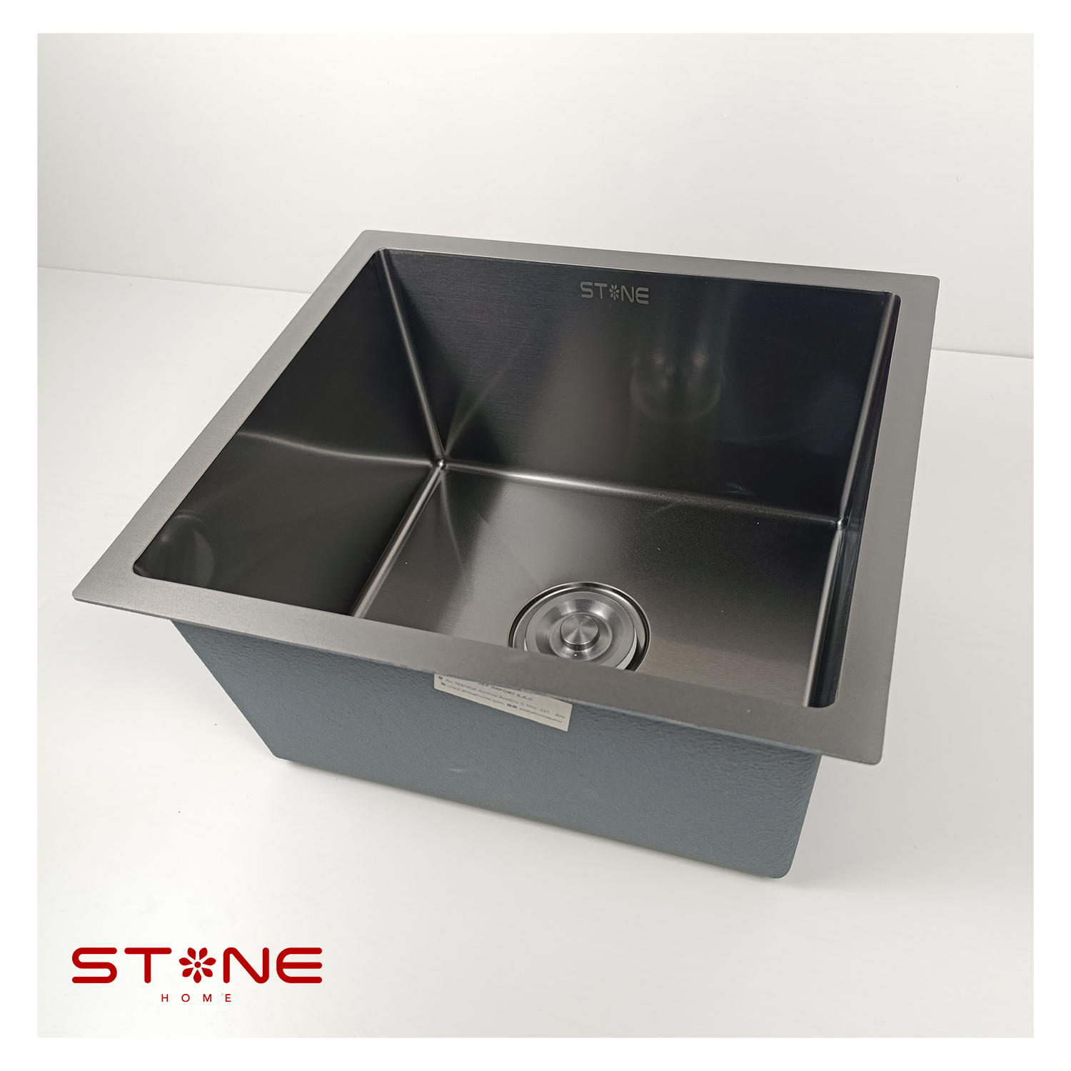LAVADERO DE ACERO LUXURE STLU4540 STONE - 2