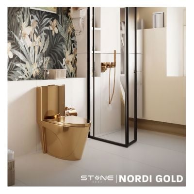 INODORO STONE NORDI DORADO MINIMALISTA - 1