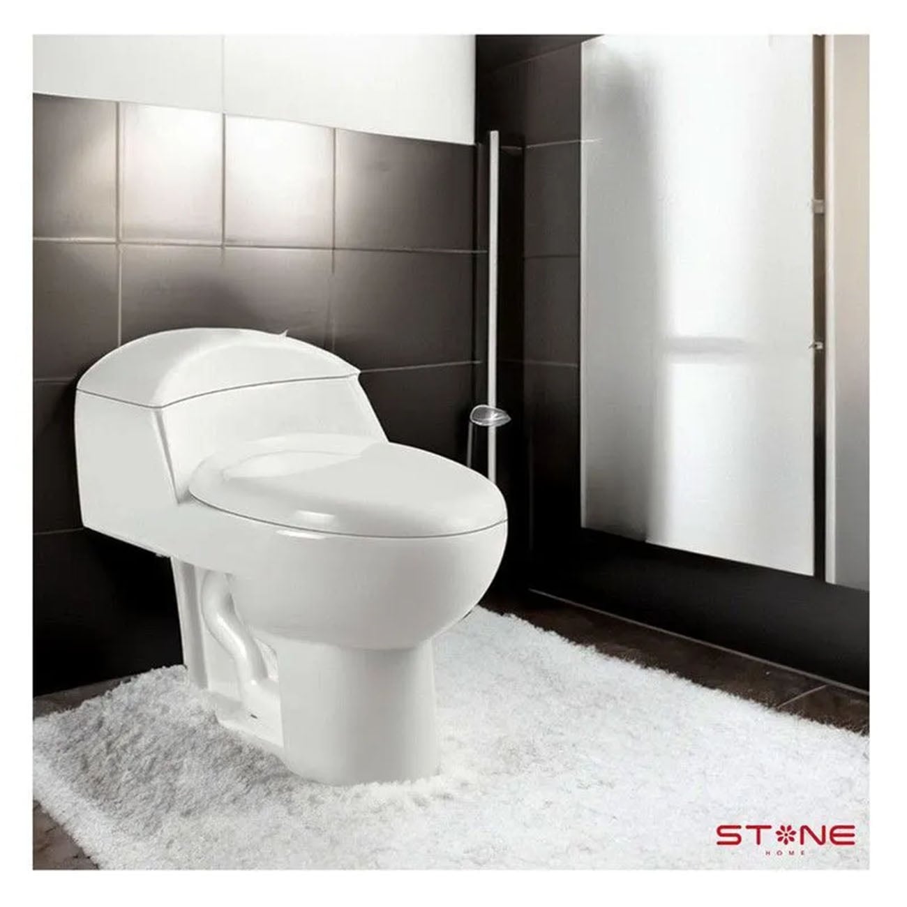 COMBO DE INODORO ESSENCE BLANCO STONE + BOWL AMALIA THASOS + DESAGUE POP UP - 2