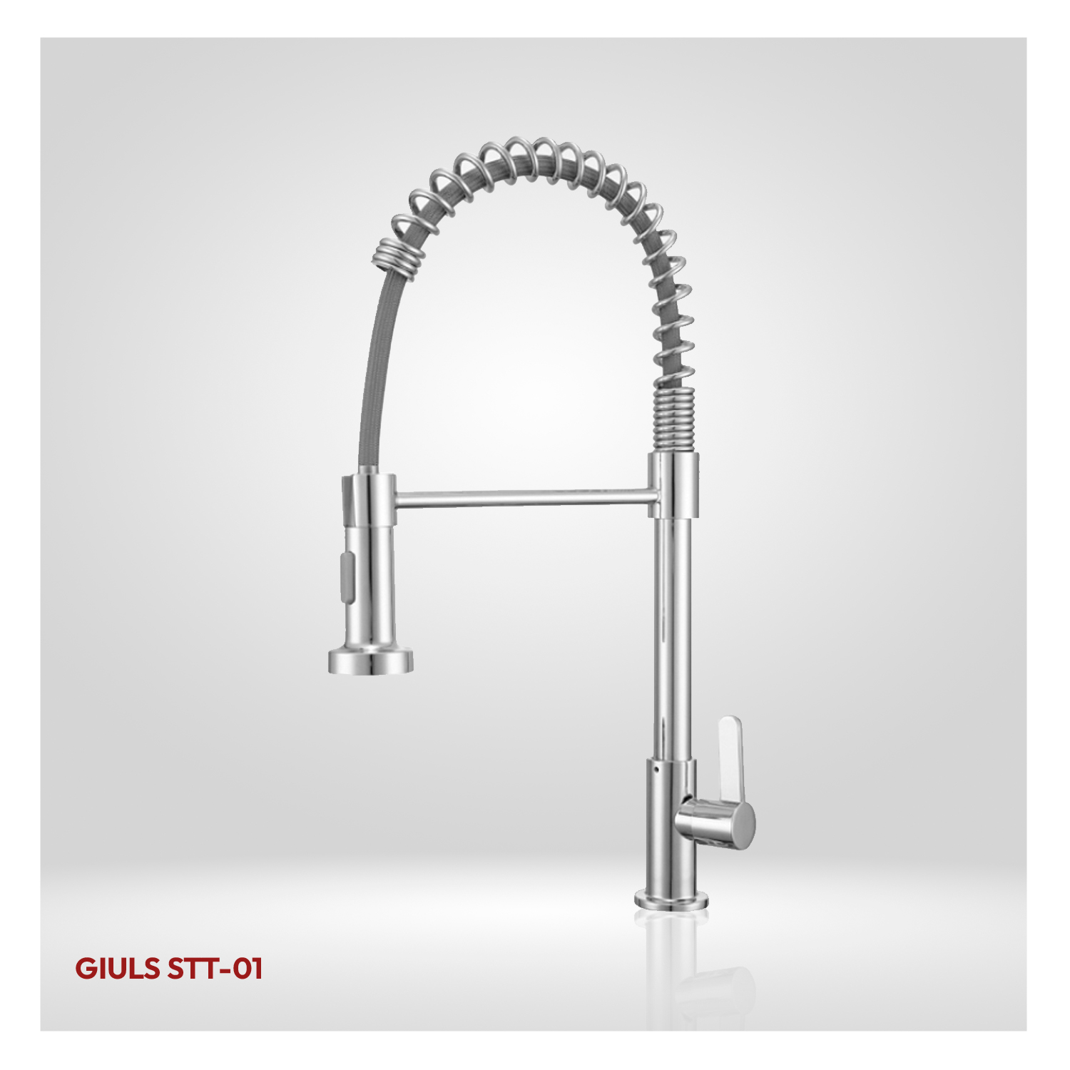 LLAVE DE COCINA AL MUEBLE GIULS STT-01 CROMADO STONE - 1