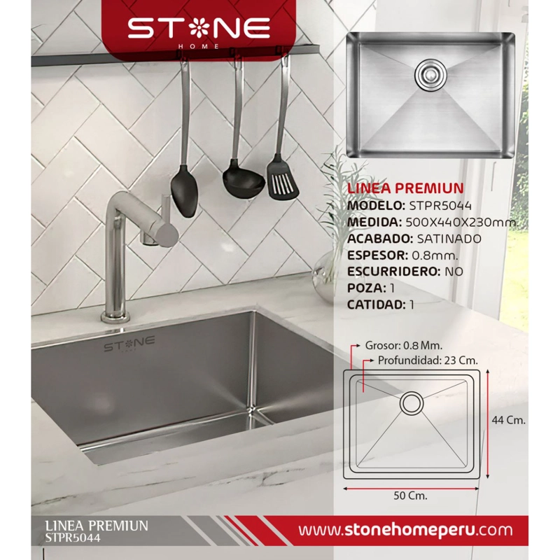 COMBO LAVADERO PREMIUM STPR5044+CAMILE ST-01 CON ESCURRIDOREXONERADO - 2
