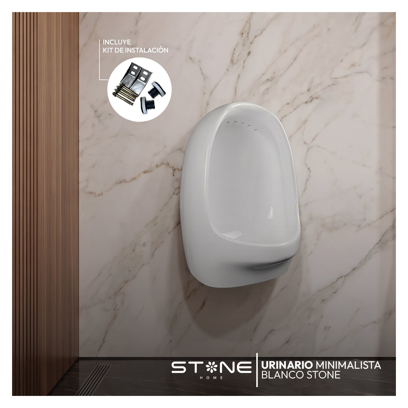URINARIO MINI-BASIC BLANCO STONE - 1