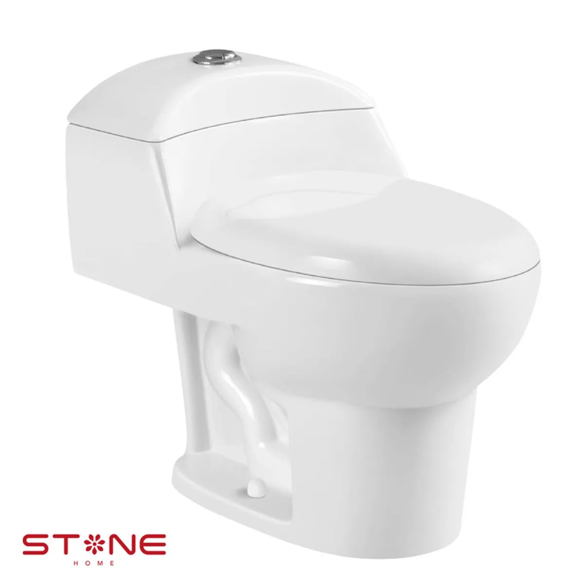 COMBO INODORO ONE PIECE ESSENCE BLANCO + BOWL KRISTIN BLANCO STONE + DESAGUE POP UP GRANDE + 1 TUBO DE ABASTO 1/2*1/2 RUMI - 4