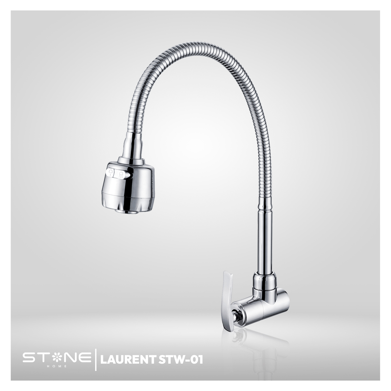 COMBO DE LAVADERO SIGNATURE STP8246 + LLAVE P/COCINA A LA PARED LAURENT STW-01 + DESAGÜE C/TRAMPA DE 1.5' STONE - 5