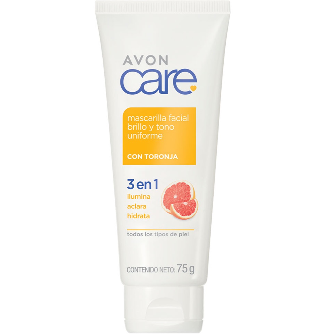 MASCARILLA FACIAL TORONJA AVON CARE - 75 G - 1