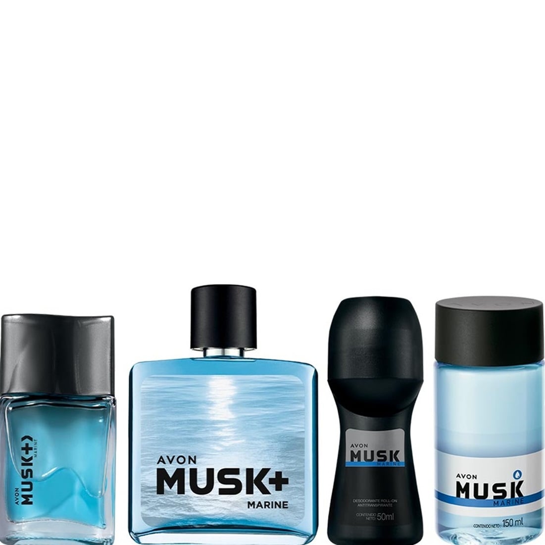 MUSK MARINE avon aroma masculino perfume X4 - 1