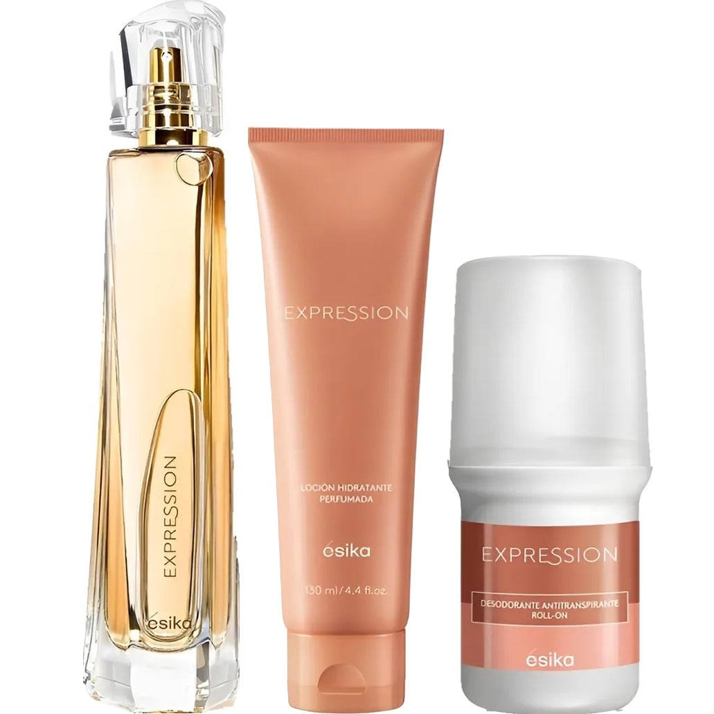 PACK X3 EXPRESSION DE ESIKA AROMA FLORAL PARA MUJER - 1