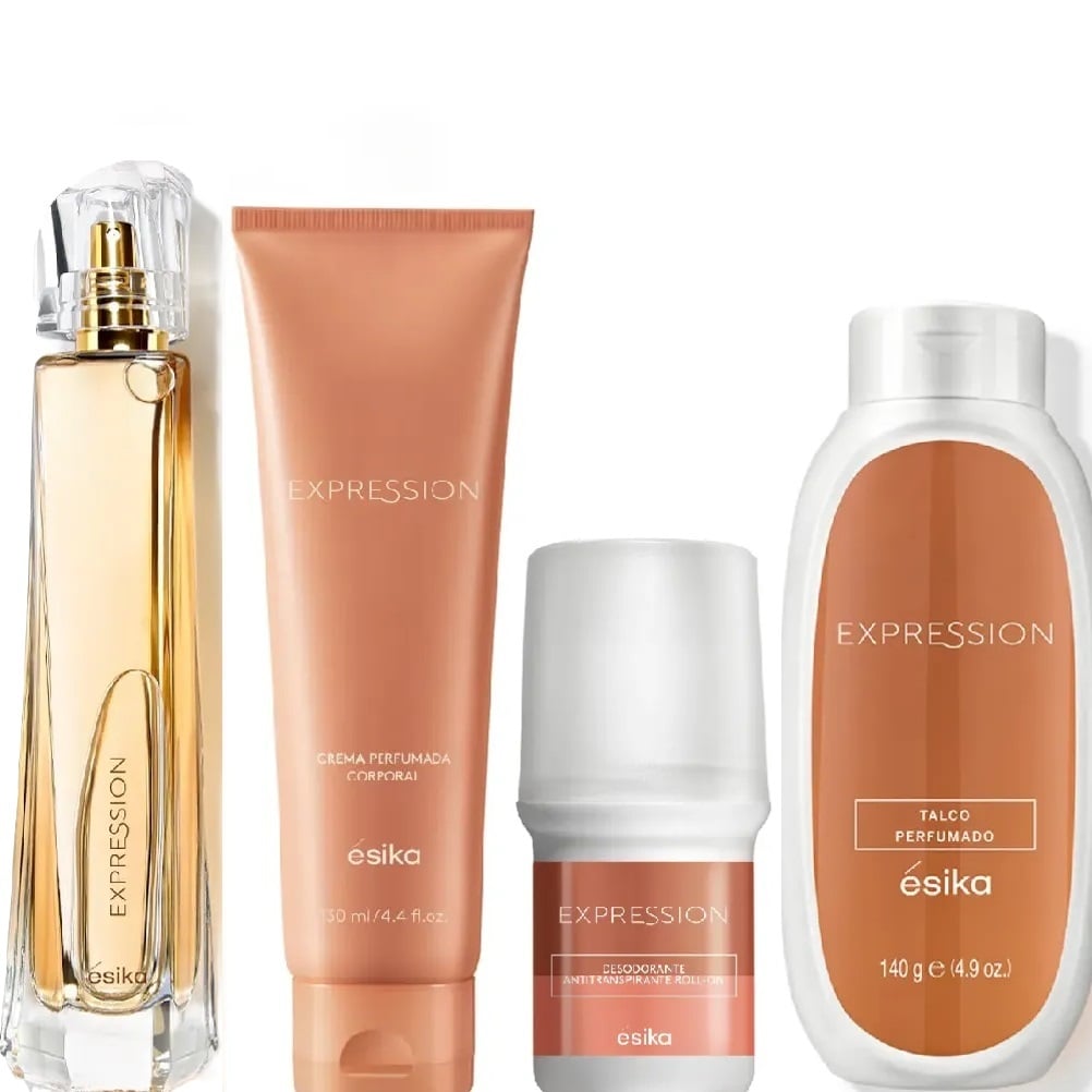 PACK X4 EXPRESSION DE ESIKA AROMA FLORAL PARA MUJER - 1