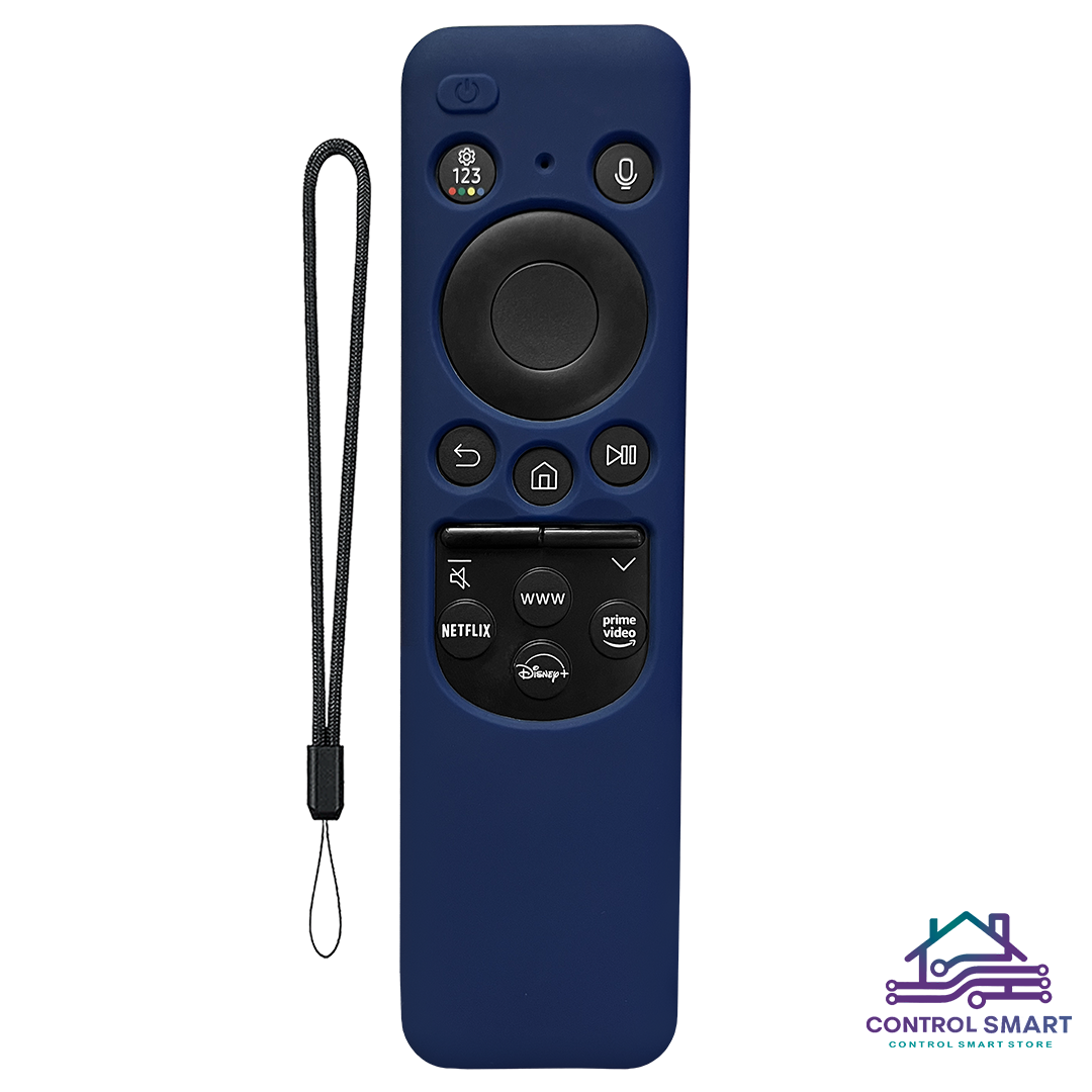 FUNDA PARA CONTROL SAMSUNG SOLAR SMART TV MODELO 2023- AZUL NOCHE - 3