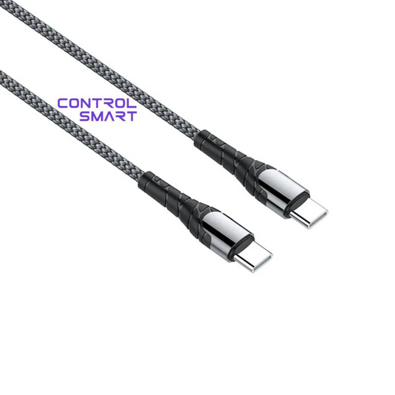 CABLE USB-C LDNIO A USB-C PARA MACBOOK PRO AIR DE 2MT ANTI QUEBRADURAS LC102 - 2