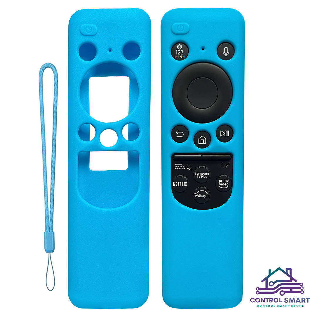 FUNDA PARA CONTROL SAMSUNG SOLAR SMART TV MODELO 2023- TURQUESA - 1