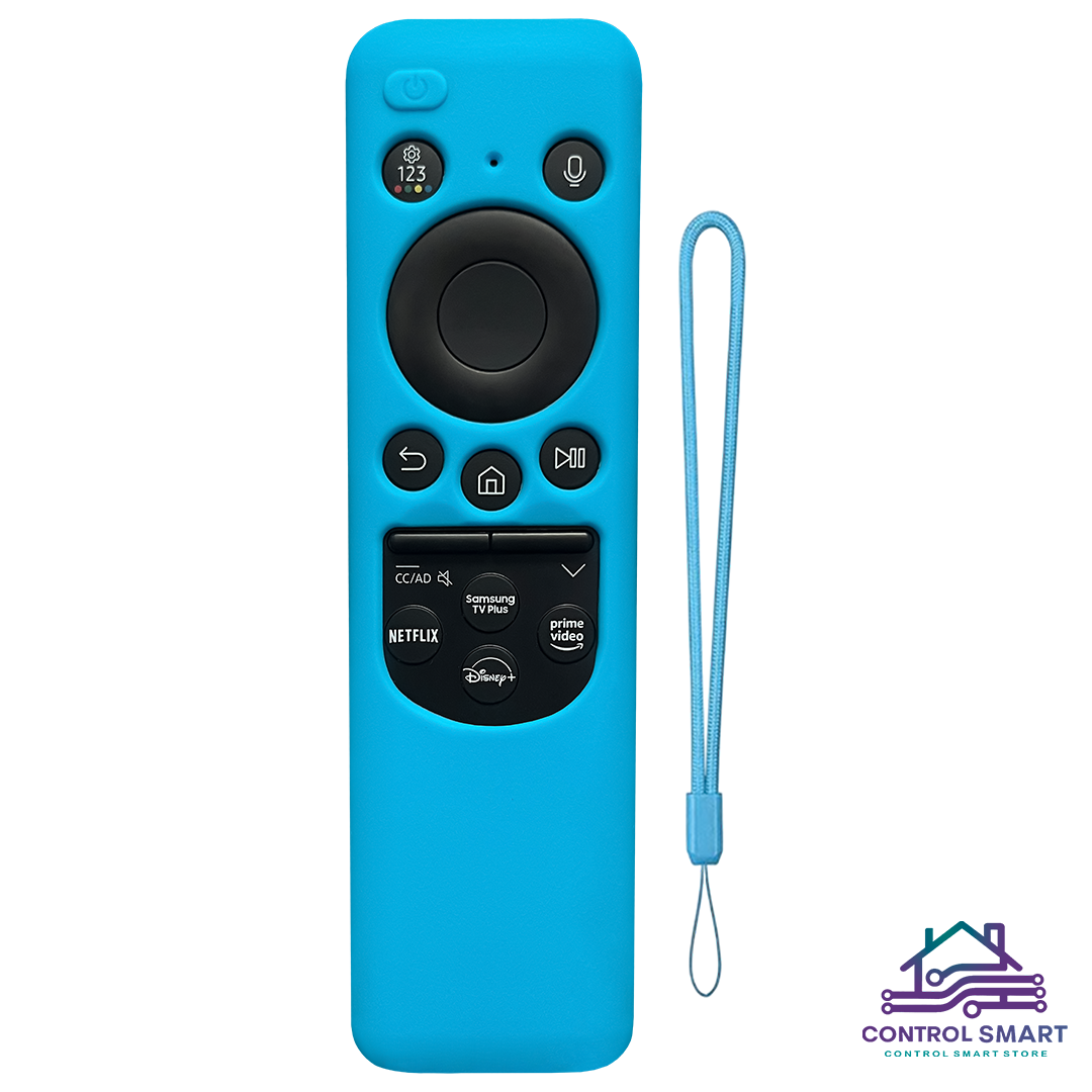 FUNDA PARA CONTROL SAMSUNG SOLAR SMART TV MODELO 2023- TURQUESA - 3